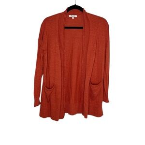 MADEWELL Bradley Cotton Blend Classic Cardigan Sweater size XXS